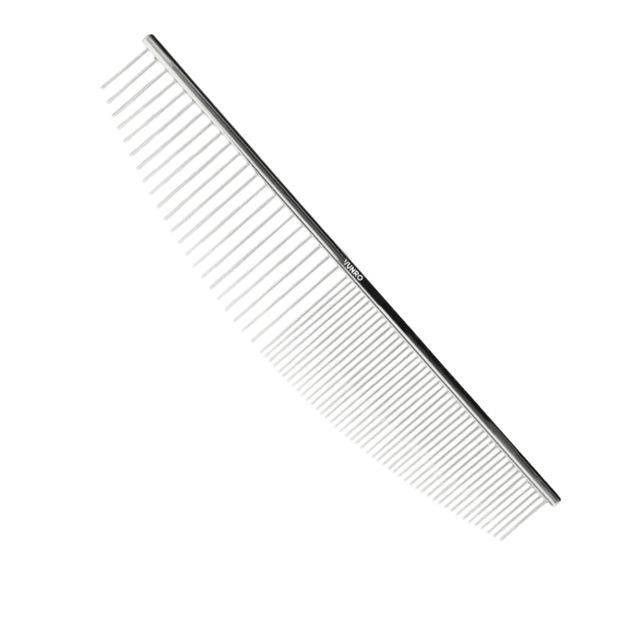 6.5" Coarse and Fine Crescent Shaped Finishing Comb